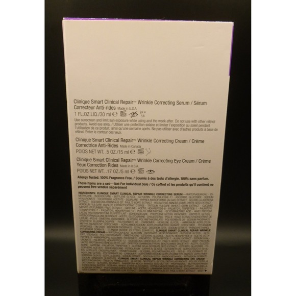 Clinique Skin School Set ~ Smooth + Renew Lab | Smart Clinical Repair / Wrinkle - Picture 2 of 4